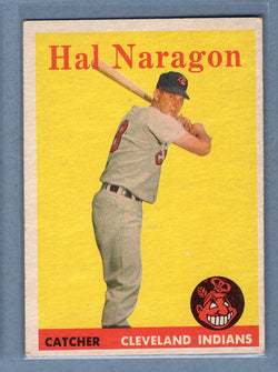 1958 Topps #22 Hal Naragon  EX  GO387