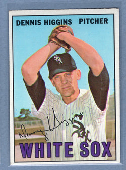 1967 Topps #52 Dennis Higgins  EX-MT   GO223
