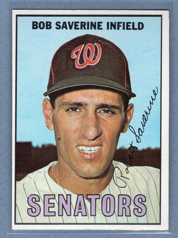 1967 Topps #27 Bob Saverine EX-MT  GO460