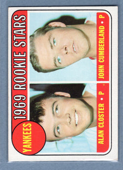 1969 Topps #114 Yankees Rookies (b) EX-MT  GO265