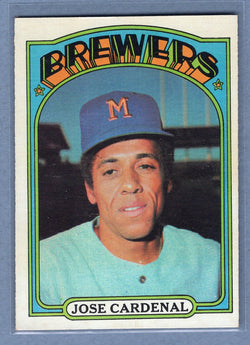1972 Topps #12 Jose Cardenal (a) EX-MT  GO315
