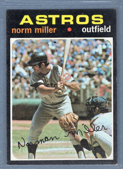 1971 Topps #18 Norm Miller  EX-MT  GO747