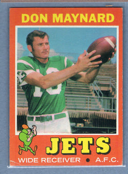 1971 Topps #19 Don Maynard (HOF) EX  GO260