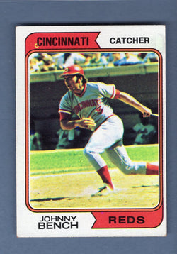 1974 Topps Baseball #10 Johnny Bench NM-MT 003