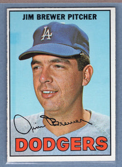 1967 Topps #31 Jim Brewer EX-MT  GO390