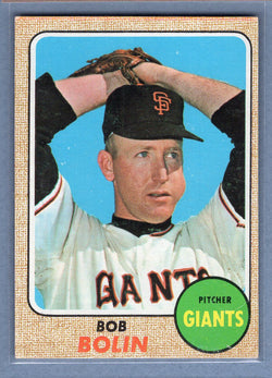 1968 Topps #169 Bob Bolin VG  GO180