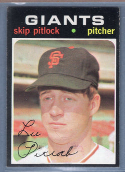 1971 Topps #19 Skip Pitlock  EX-MT  GO747