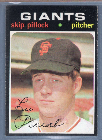 1971 Topps #19 Skip Pitlock  EX-MT  GO747