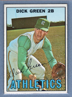 1967 Topps #54 Dick Green  EX-MT   GO223