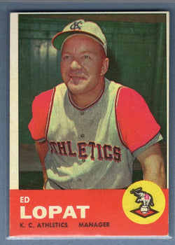 1963 Topps #23 Ed Lopat EX-MT      INVGO395