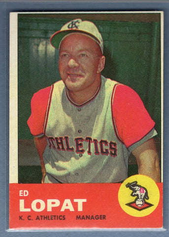 1963 Topps #23 Ed Lopat EX-MT      INVGO395