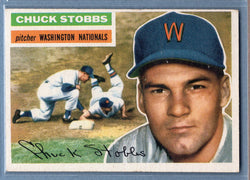 1956 Topps #68 Chuck Stobbs (WB) EX  GO134