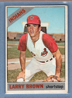 1966 Topps #16 Larry Brown (b) VG  GO470