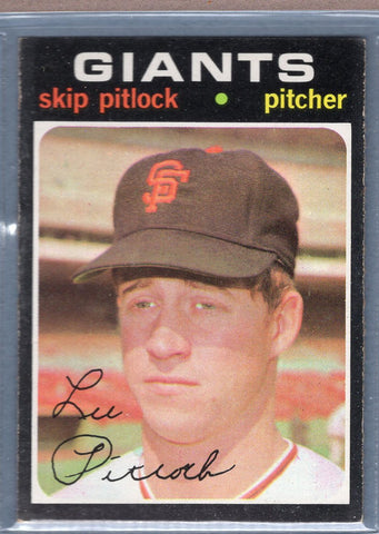 1971 Topps #19 Skip Pitlock  EX-MT  SB1