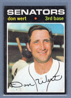 1971 Topps #307 Don Wert (a) EX  GO950