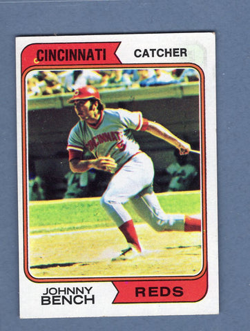 1974 Topps Baseball #10 Johnny Bench NM-MT 004