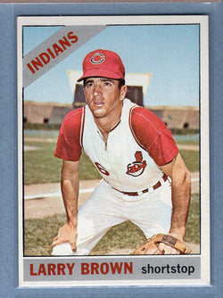 1966 Topps #16 Larry Brown (c) EX  GO470