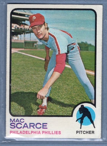 1973 Topps #6 Mac Scarce  (a) EX-MT  GO669