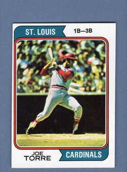 1974 Topps Baseball #15 Joe Torre NM-MT 001