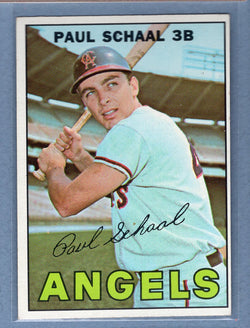 1967 Topps #58 Paul Schaal (Bat Natural) (a) EX-MT   GO223