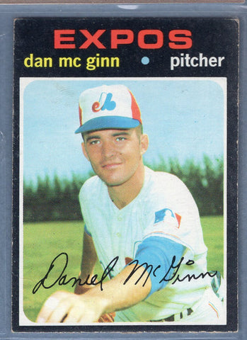 1971 Topps #21 Dan McGinn  EX  GO747