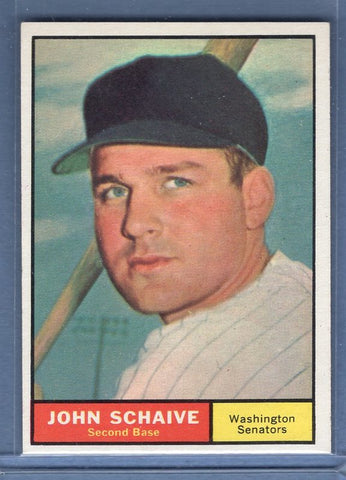 1961 Topps 259 John Schaive NM