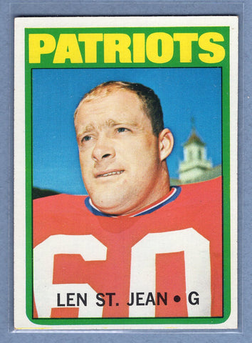 1972 Topps #23 Len St. Jean EX-MT  GO326