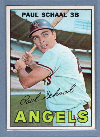 1967 Topps #58 Paul Schaal (Bat Natural) (b) EX-MT   GO223