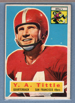 1956 Topps #86 Y.A. Tittle (HOF) EX   GO33