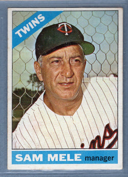 1966 Topps #3 Sam Mele VG-EX  GO368
