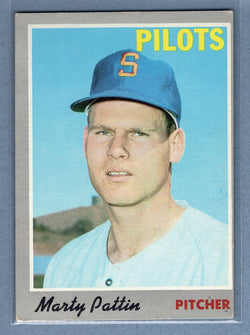 1970 Topps #31 Marty Pattin  EX  GO695