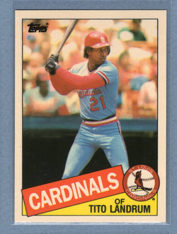 1985 Topps Tiffany #33 Tito Landrum NM