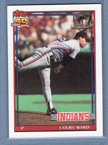 1991 Topps Desert Shield #31 Colby Ward (R)  NM  GO625