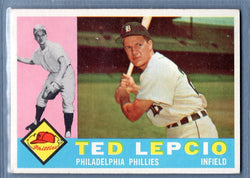 1960 Topps #97 Ted Lepcio VG Set Break 1