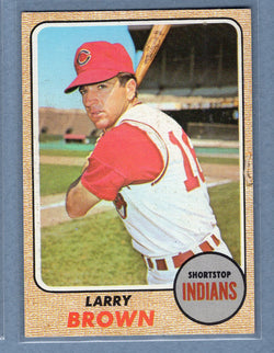 1968 Topps #197 Larry Brown (b) VG  GO180