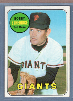 1969 Topps #604 Bobby Etheridge EX-MT  GO661