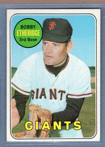 1969 Topps #604 Bobby Etheridge EX-MT  GO661