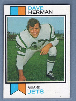 1973 Topps #126 Dave Herman NM  High Grade Set Break