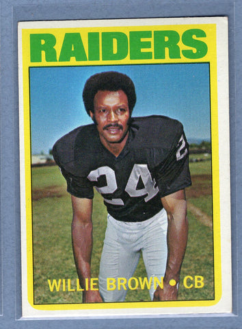 1972 Topps #28 Willie Brown (HOF) EX  GO210