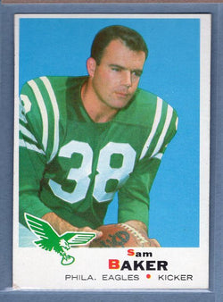 1969 Topps #154 Sam Baker EX   GO226