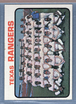 1973 Topps #7 Texas Rangers Team  (a) EX  GO669