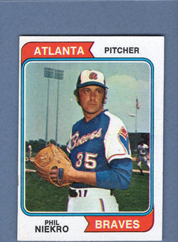 1974 Topps Baseball #29 Joe Niekro NM-MT 002