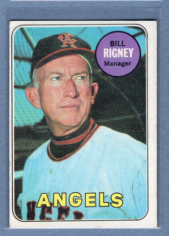 1969 Topps #182 Bill Rigney (a) VG-EX  GO577