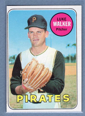 1969 Topps #36 Luke Walker EX  GO350