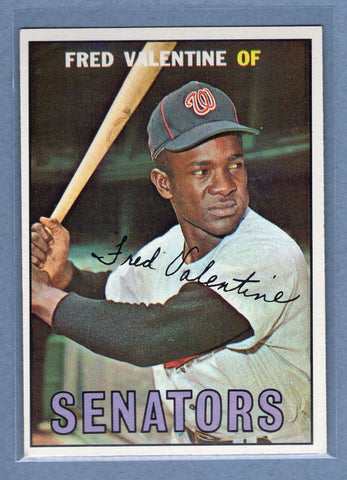 1967 Topps #64 Fred Valentine  EX-MT   GO223