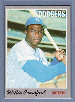 1970 Topps #34 Willie Crawford  EX-MT  GO695