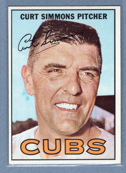 1967 Topps #39 Curt Simmons EX-MT  GO460