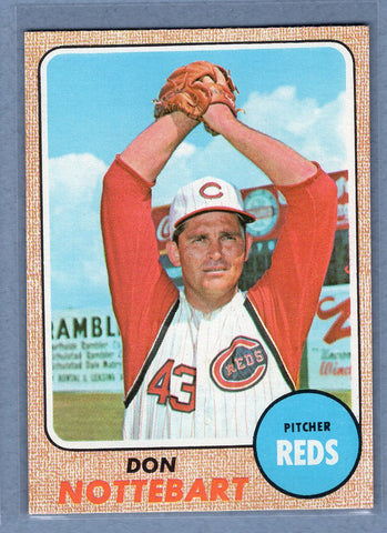 1968 Topps #171 Don Nottebart (c)EX-MT  GO507