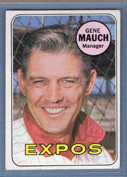 1969 Topps #606 Gene Mauch EX  GO661
