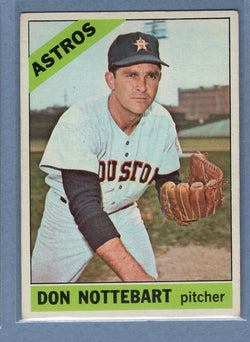 1966 Topps #21 Don Nottebart (a) VG-EX  GO470
